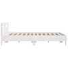 vidaXL Bed Frame without Mattress White 160x200 cm
