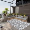 vidaXL Outdoor Rug ARAKIL Grey 120x180 cm PP