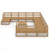 vidaXL 13 Piece Garden Lounge Set Solid Pinewood