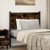 vidaXL Headboard Smoked Oak 80 cm Engineered Wood and Steel