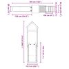 vidaXL Outdoor Playset Impregnated Wood Pine