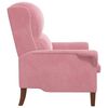 vidaXL Armchair Pink 76 x 94 x 102 cm Velvet