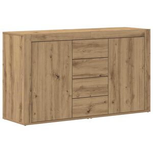 vidaXL Sideboard Artisan Oak 120 x 36 x 69 cm Engineered Wood