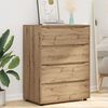 vidaXL Storage Cabinets 2 pcs Artisan Oak 80 x 48 x 105 cm