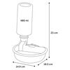 FLAMINGO Dog Water Bowl with Bottle Diza 480ml
