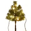 vidaXL Christmas Pathway Trees 6 pcs with Warm White LEDs 45 cm PVC