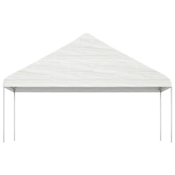 vidaXL Gazebo with Roof White 8.92x5.88x3.75 m Polyethylene