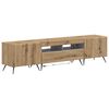 vidaXL LED TV Cabinet BREDA 3 pcs Artisan Oak Engineered Wood
