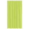 vidaXL Voile Curtains with Rod Pockets 2 pcs Apple Green