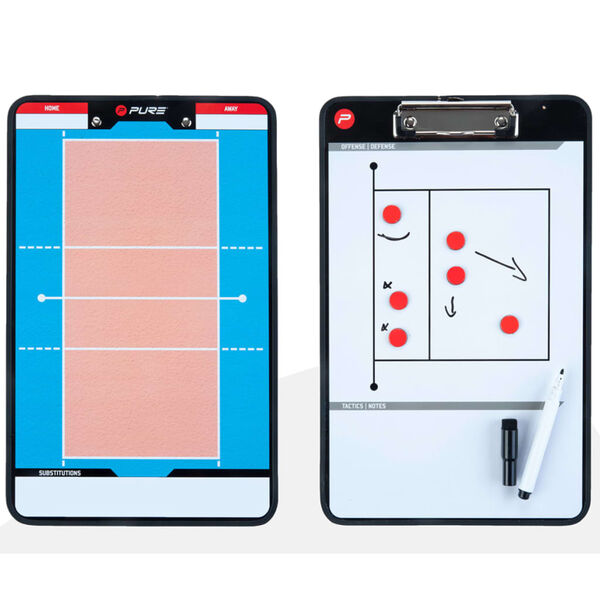 Pure2Improve Double-sided Coach Board Volleyball 35x22 cm P2I100690