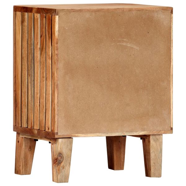 vidaXL Bedside Cabinet 40x30x50 cm Solid Acacia Wood