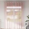 vidaXL Voile Curtains with Grommets 2 pcs Light Pink 140x300 cm