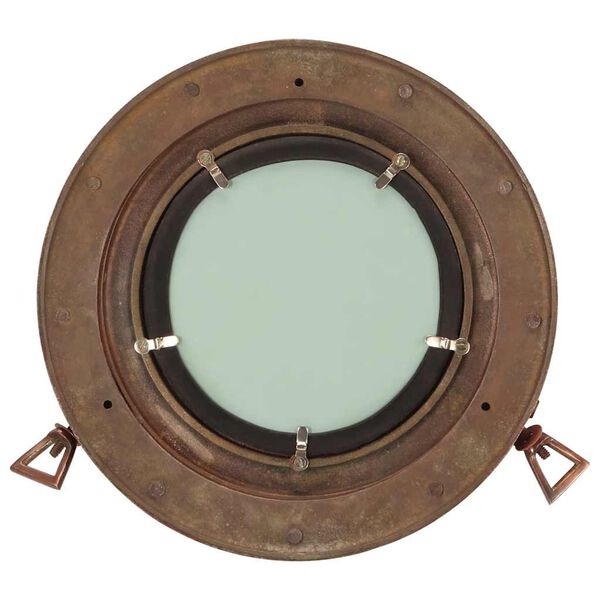vidaXL Porthole Mirror Wall Hanging Ø30 cm Aluminium and Glass