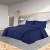 vidaXL Duvet Cover Set Navy Blue 260x220 cm Cotton