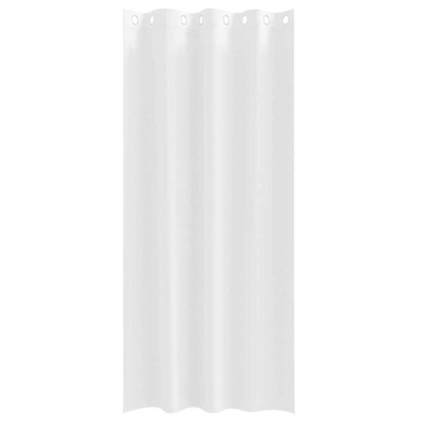 vidaXL Blackout Curtains with Rings 2 pcs Pure White 260 x 140 cm