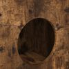 vidaXL Cat House Smoked Oak 72 x 42.5 x 70 cm Engineered Wood