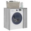 vidaXL Wash Machine Cabinet with Storage Grey Sonoma 87 x 60 x 89 cm