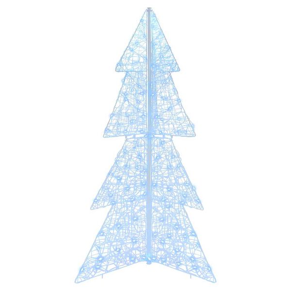 vidaXL Christmas Tree with 160 LEDs Cold White 150 cm Acrylic