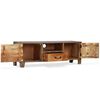 vidaXL TV Cabinet Solid Wood Vintage 118x30x40 cm