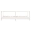 vidaXL Kids Bed Frame White 70x140 cm Solid Wood Pine