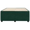 vidaXL Bed Frame without Mattress Dark Green 120x200 cm Velvet