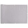 vidaXL Balcony Privacy Screen Grey 500x120 cm PVC