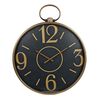 Gifts Amsterdam Wall Clock "Toulouse" Metal Gold and Black 60x5,5x74 cm