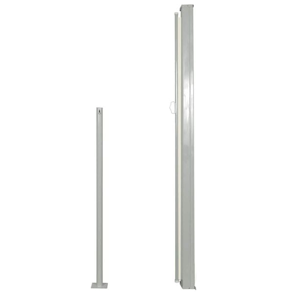 vidaXL Patio Retractable Side Awning 170x300 cm Cream