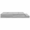 vidaXL Storage Bed Frame Grey Sonoma 150 cm Engineered Wood