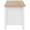 vidaXL Storage Box with Storage White and Honey Brown 90 x 40 x 45 cm
