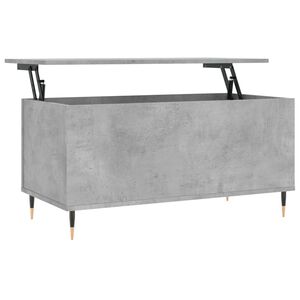 vidaXL Coffee Table Concrete Grey 90x44,5x45 cm Engineered Wood