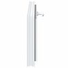 vidaXL Basement Window RISOR 90x40 cm Tilt 2 Glazing White
