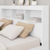 vidaXL Bookcase Bed with Headboard White 160 x 200 cm Engineered wood