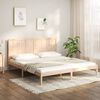 vidaXL Bed Frame without Mattress 200x200 cm Solid Wood Pine