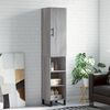vidaXL Highboard Grey Sonoma 34.5x34x180 cm Engineered Wood