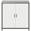 vidaXL Kitchen Storage with Shelf White 90 x 50 x 92 cm Steel