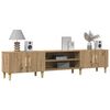 vidaXL TV Cabinet Artisan Oak 180x31.5x40 cm Engineered Wood