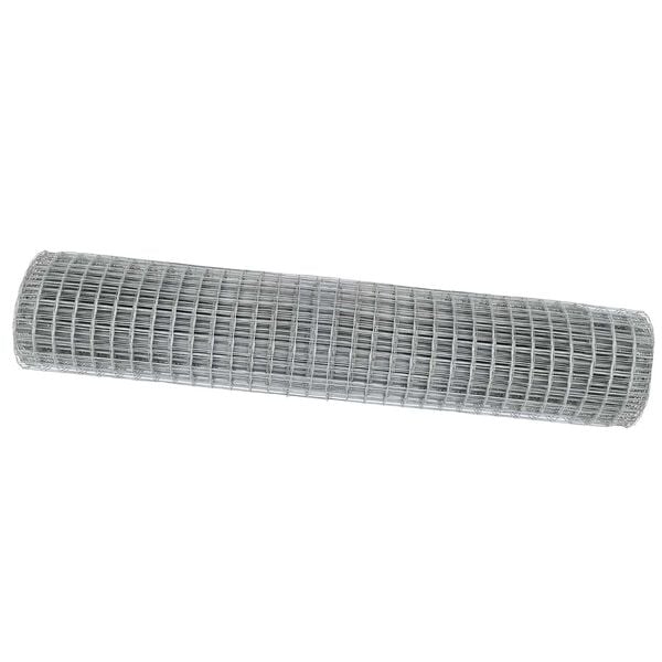 vidaXL Euro Fence Silver 1.5 x 10 m Hot dip galvanized iron