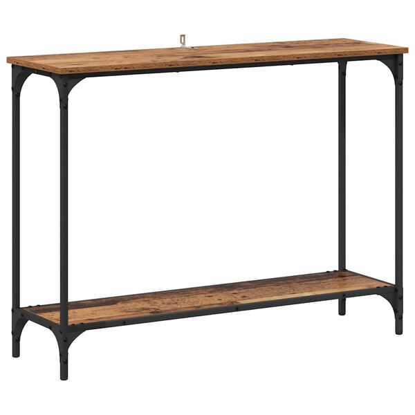 vidaXL Console Table Old wood 101 x 30.5 x 75 cm Engineered wood