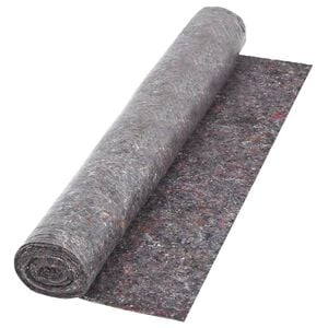 vidaXL Non-slip Painter Fleece 50 m 180 g/m&sup2; Grey