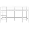 vidaXL Kids'Loft Bed Frame White 90 x 200 cm Steel