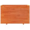 vidaXL Garden Planter Wax Brown 110x40x72.5 cm Solid Wood Pine