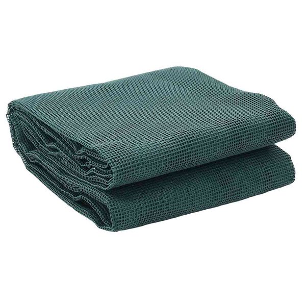 vidaXL Tent Carpet Green 250 x 250 cm Polyester