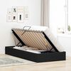 vidaXL Storage Bed with Mattress with Storage Black 90 x 190 cm Fabric