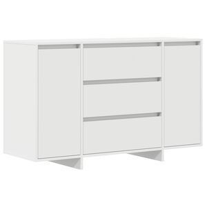 vidaXL Sideboard with Drawer White 120 x 41 x 75 cm Engineered Wood