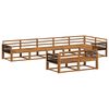 vidaXL Outdoor Sofa Set 8 pcs Natural Solid Acacia Wood
