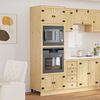 vidaXL Cabinet SKI Honey Brown 66 x 58 x 207 cm Solid Pine Wood