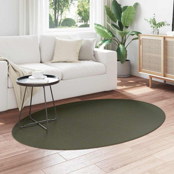 vidaXL Carpet HUARTE Forest Green 170 x 120 cm 100% Polyester