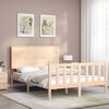 vidaXL Bed Frame without Mattress 140x200 cm Solid Wood Pine