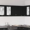 vidaXL Hanging Cabinet Riga Black oak 50 x 31 x 60 cm Engineered Wood